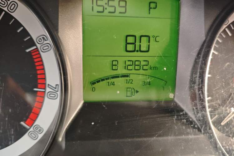 Used Skoda Fabia 2016 1.4L Automatic Car Enjoy Edition Odometer Close Up