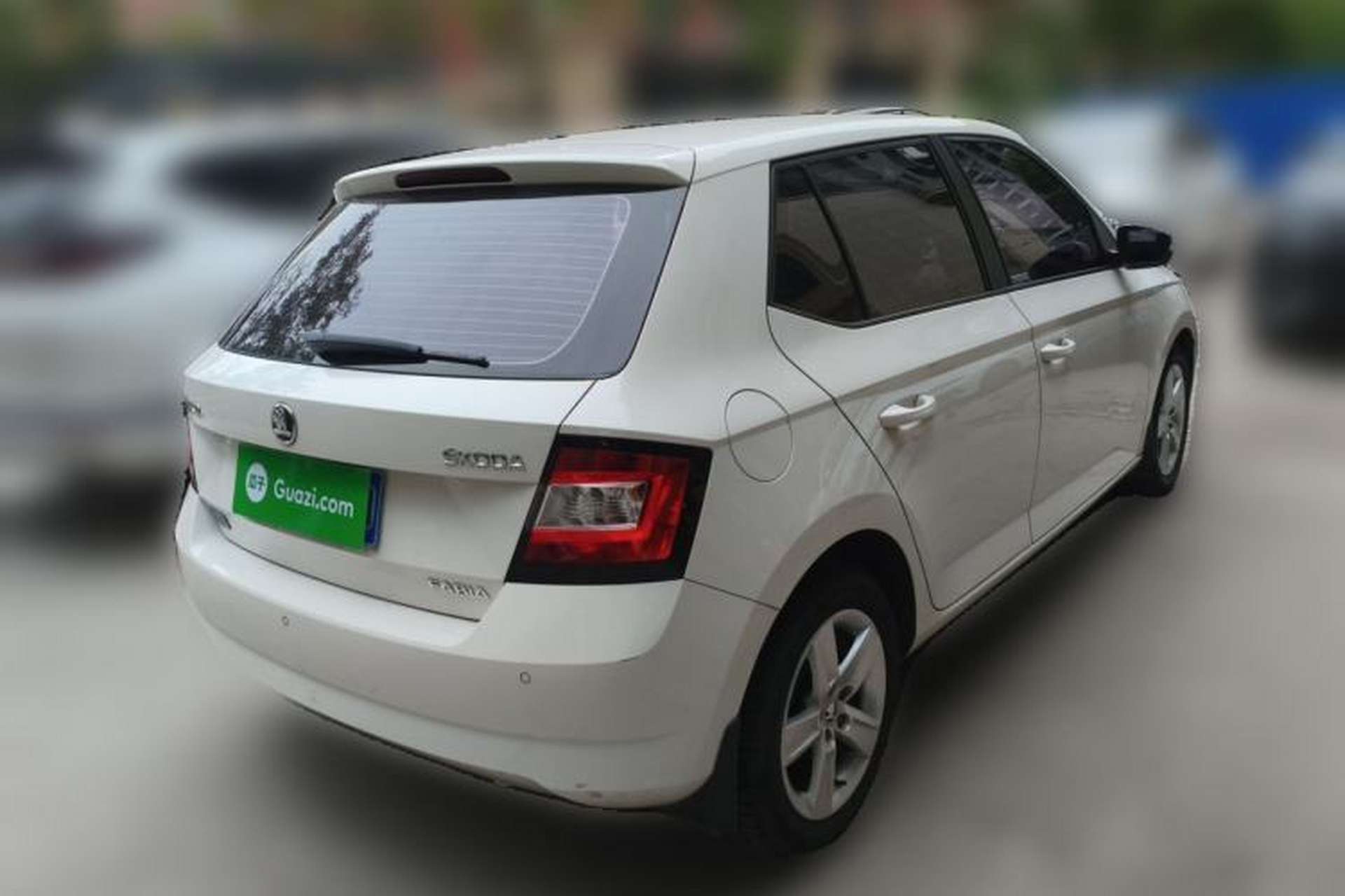 Used Skoda Fabia 2016 1.4L Automatic Car Enjoy Edition Rear Right 45 Deg
