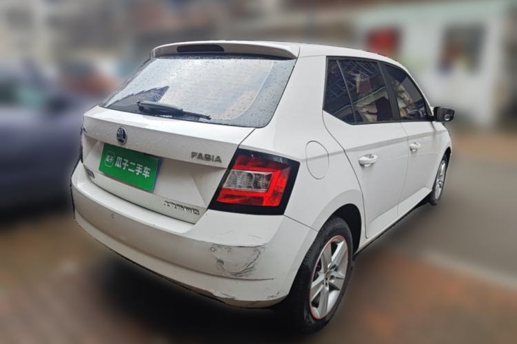 Used Skoda Fabia 2016 1.4L Automatic Car Enjoy Edition Rear Right 45 Deg