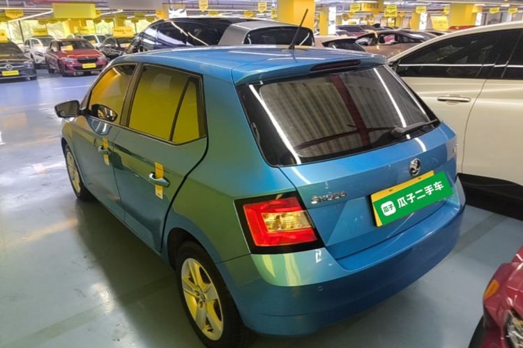 Used Skoda Fabia 2017 1.4L Automatic Car Enjoy Edition Rear Left 45 Deg