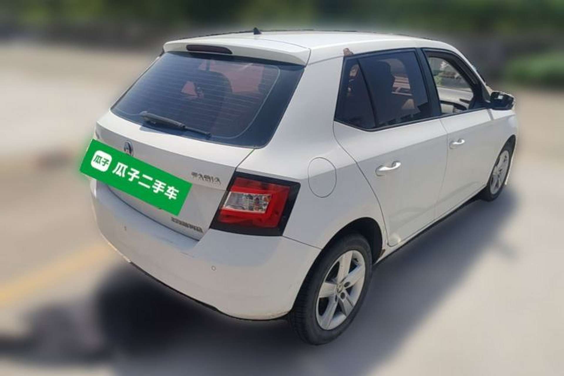 Used Skoda Fabia 2017 1.4L Automatic Car Enjoy Edition Rear Right 45 Deg