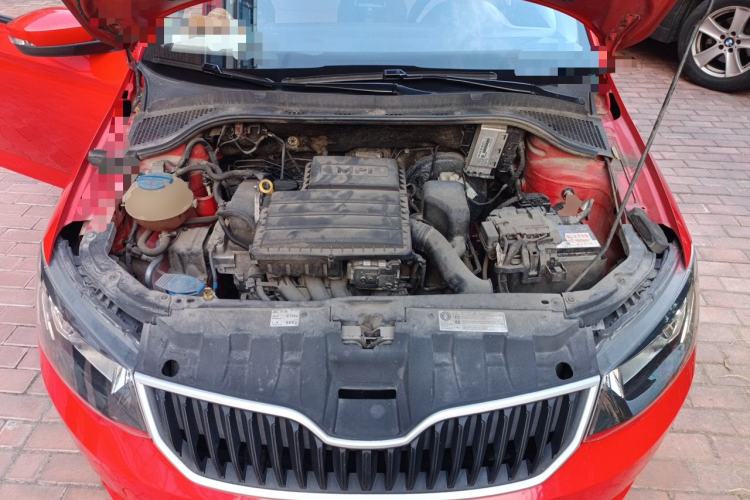 Used Skoda Fabia 2017 1.4L Automatic Car Enjoy Edition Engine Bay
