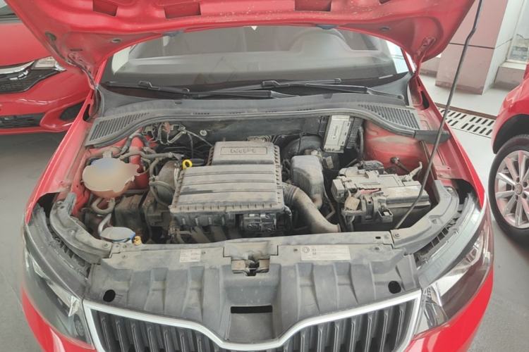 Used Skoda Fabia 2017 1.4L Automatic Car Enjoy Edition Engine Bay