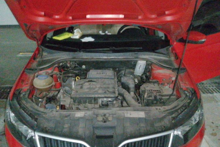 Used Skoda Fabia 2017 1.4L Automatic Car Enjoy Edition Engine Bay