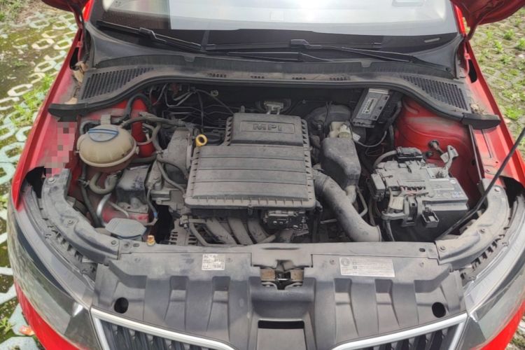 Used Skoda Fabia 2017 1.4L Automatic Car Enjoy Edition Engine Bay