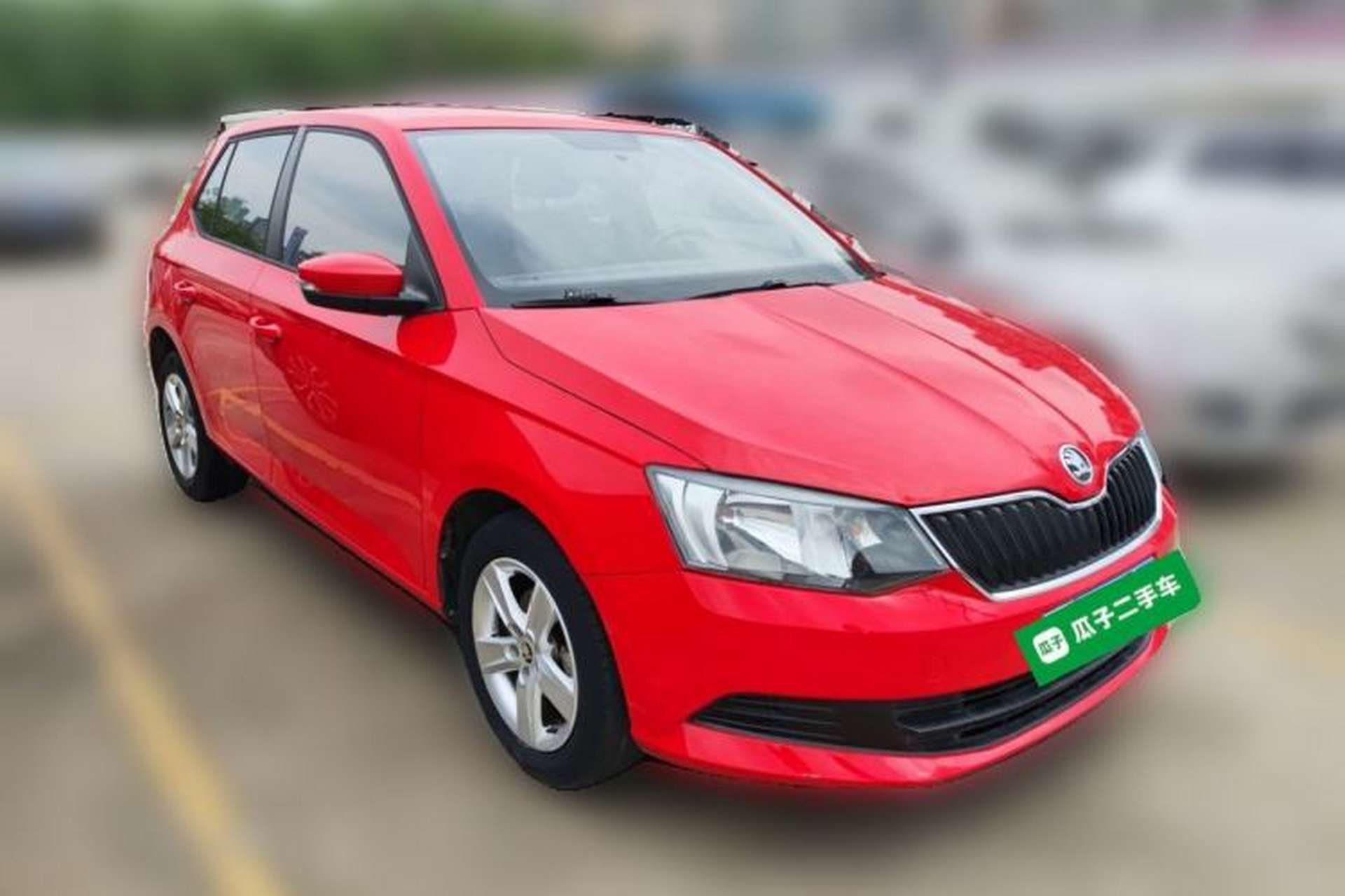 Used Skoda Fabia 2017 1.4L Automatic Car Enjoy Edition Front Right 45 Deg