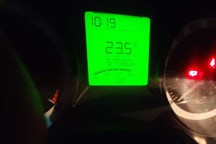 Used Skoda Fabia 2017 1.4L Manual Enjoy Edition Odometer Close Up