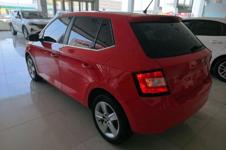 Used Skoda Fabia 2017 1.4L Automatic Car Enjoy Edition Rear Left 45 Deg