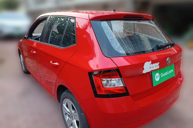 Used Skoda Fabia 2017 1.4L Automatic Car Enjoy Edition Rear Left 45 Deg