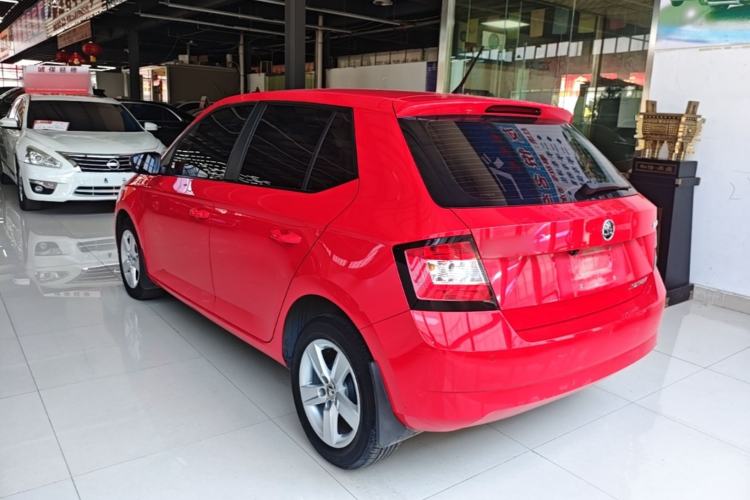 Used Skoda Fabia 2017 1.4L Automatic Car Enjoy Edition Rear Left 45 Deg