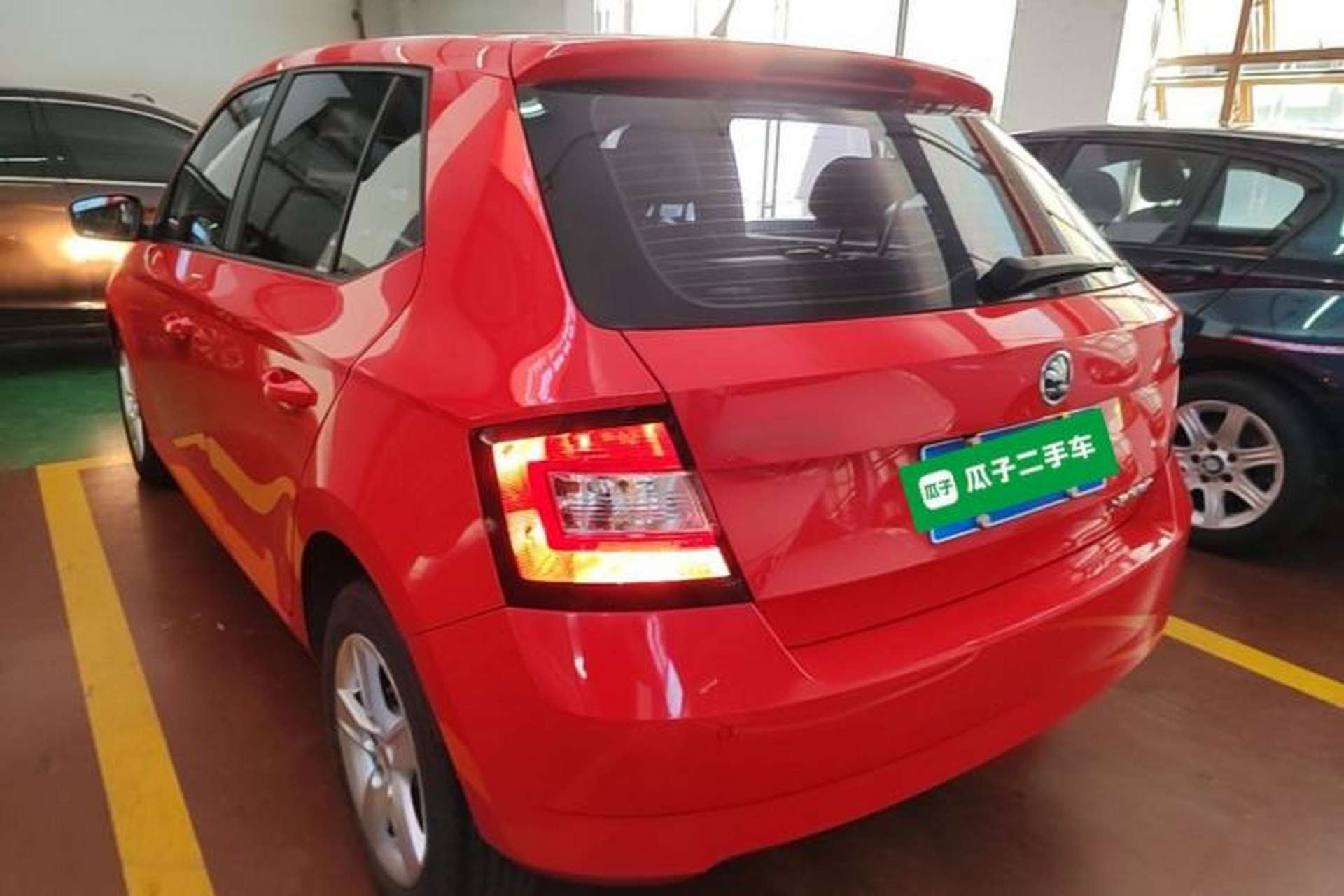 Used Skoda Fabia 2017 1.4L Automatic Car Enjoy Edition Rear Left 45 Deg