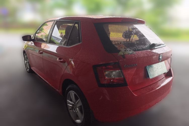 Used Skoda Fabia 2017 1.4L Automatic Car Enjoy Edition Rear Left 45 Deg