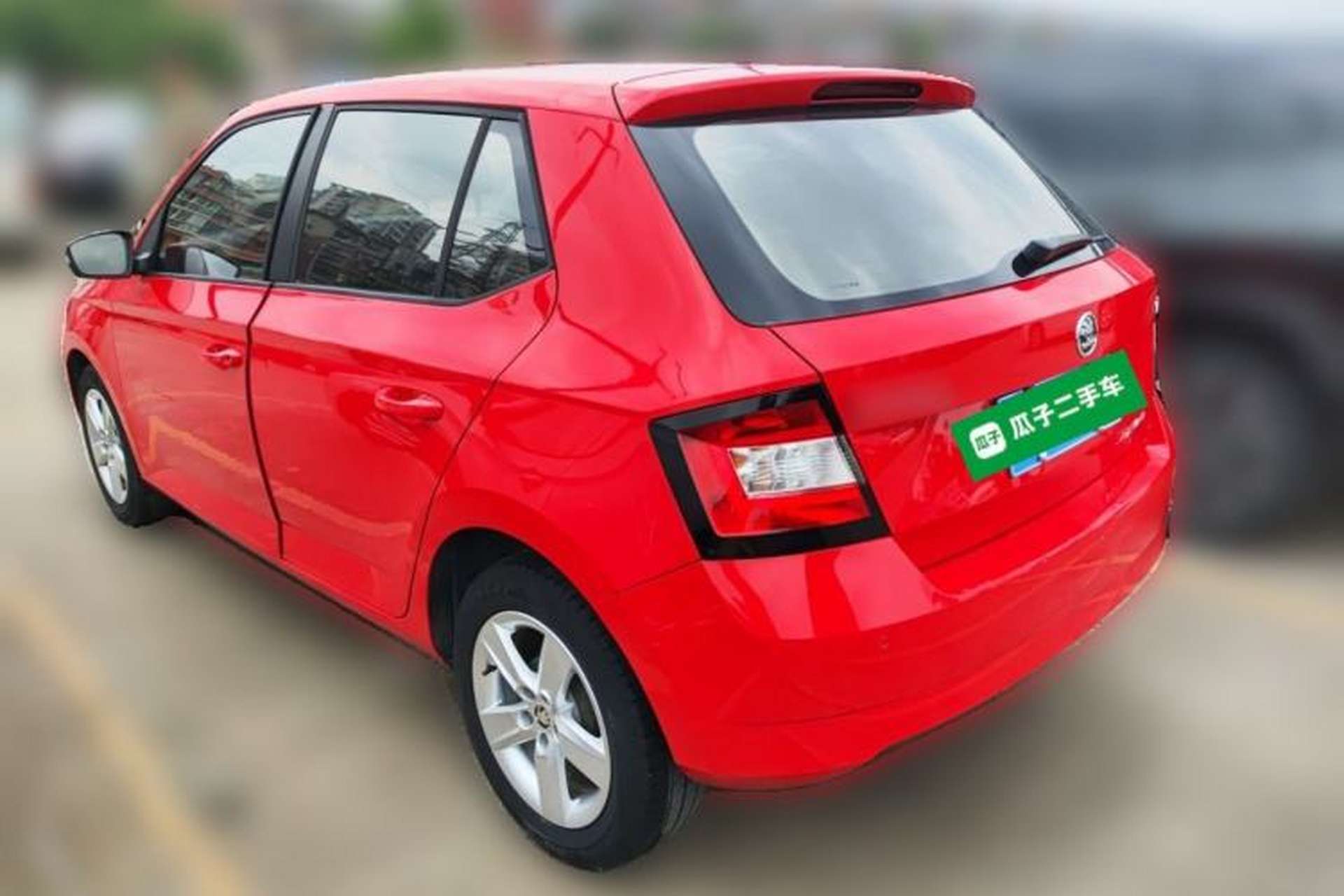 Used Skoda Fabia 2017 1.4L Automatic Car Enjoy Edition Rear Left 45 Deg