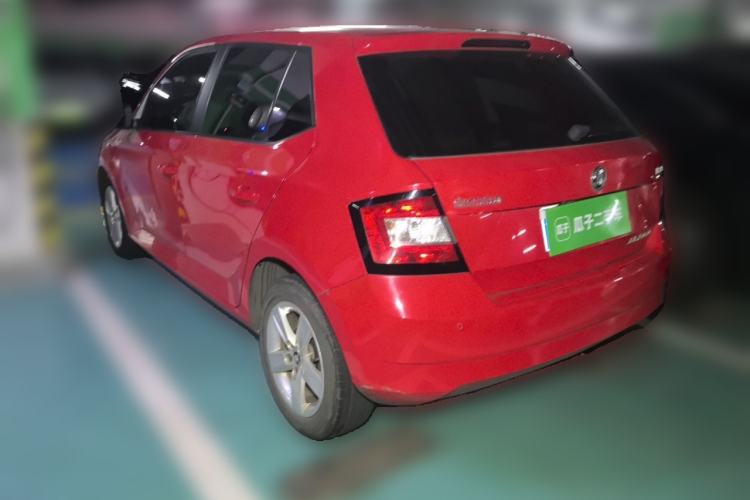 Used Skoda Fabia 2017 1.4L Automatic Car Enjoy Edition Rear Left 45 Deg