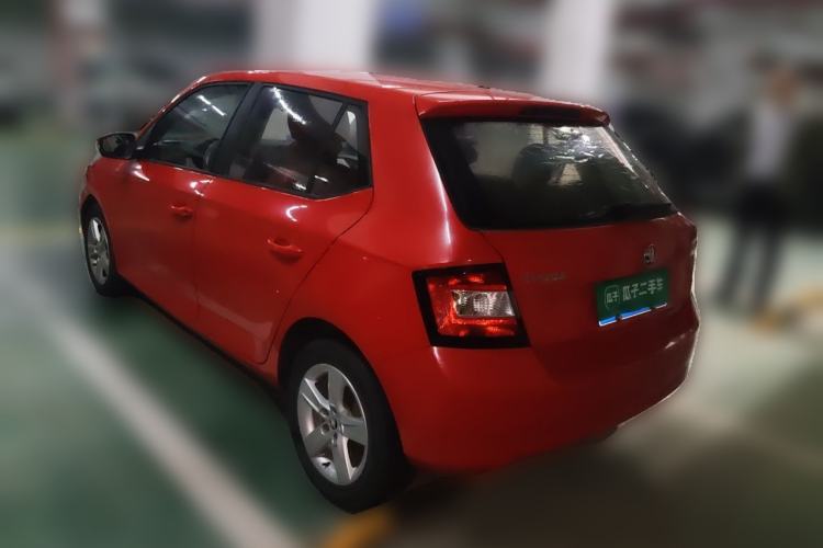 Used Skoda Fabia 2017 1.4L Automatic Car Enjoy Edition Rear Left 45 Deg