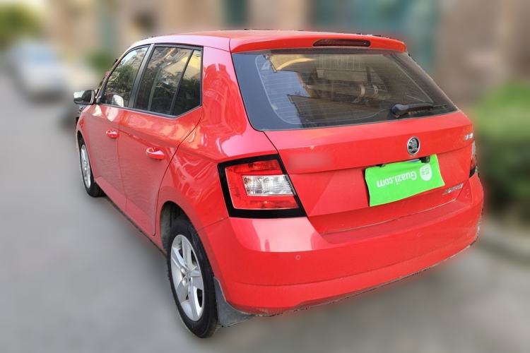 Used Skoda Fabia 2017 1.4L Automatic Car Enjoy Edition Rear Left 45 Deg