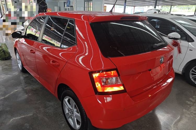 Used Skoda Fabia 2017 1.4L Automatic Car Enjoy Edition Rear Left 45 Deg