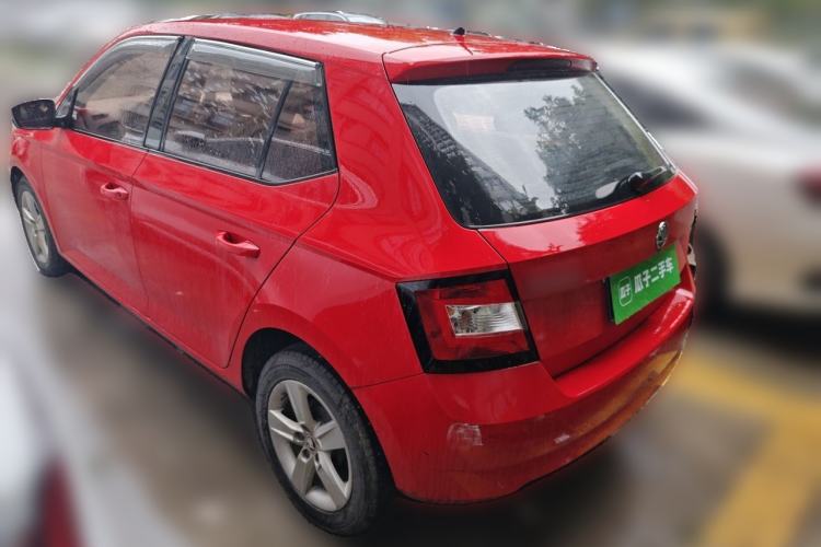 Used Skoda Fabia 2017 1.4L Automatic Car Enjoy Edition Rear Left 45 Deg