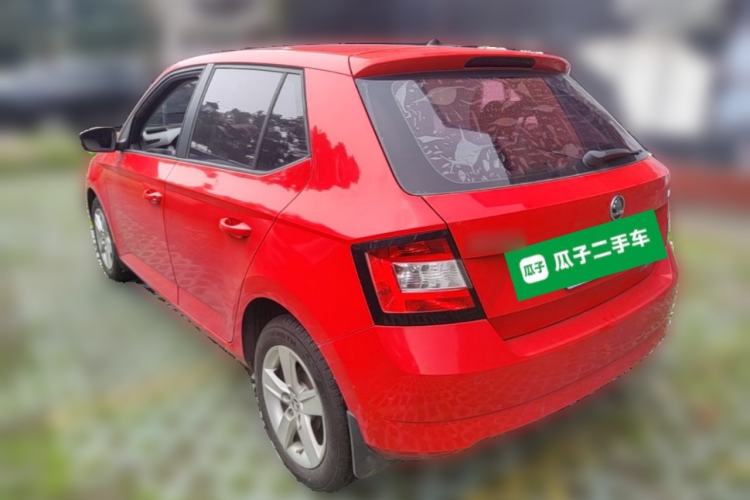 Used Skoda Fabia 2017 1.4L Automatic Car Enjoy Edition Rear Left 45 Deg
