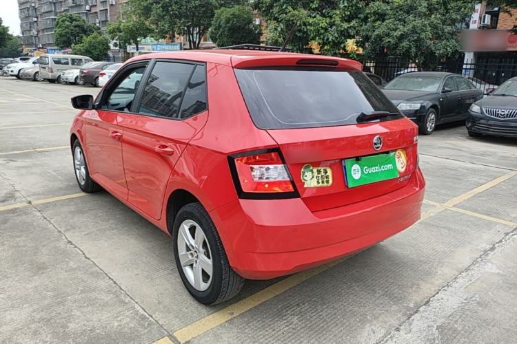 Used Skoda Fabia 2017 1.4L Automatic Car Enjoy Edition Rear Left 45 Deg