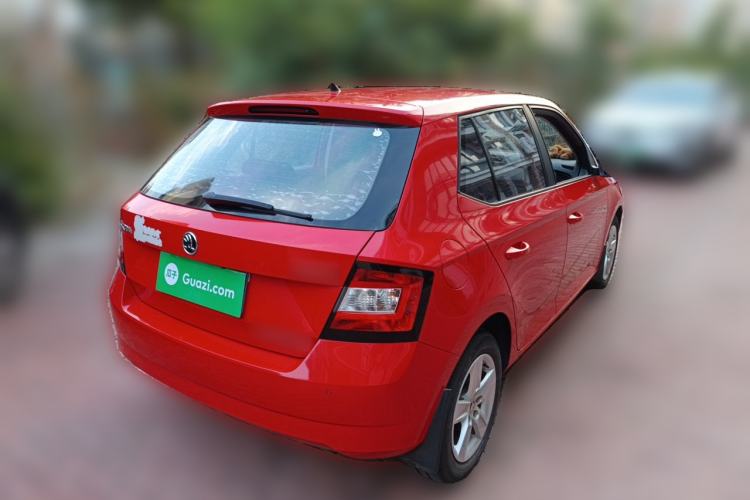 Used Skoda Fabia 2017 1.4L Automatic Car Enjoy Edition Rear Right 45 Deg