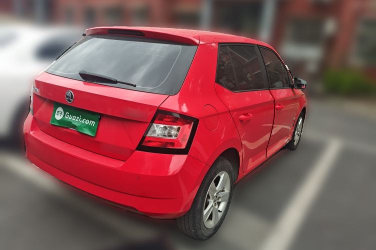 Used Skoda Fabia 2017 1.4L Automatic Car Enjoy Edition Rear Right 45 Deg