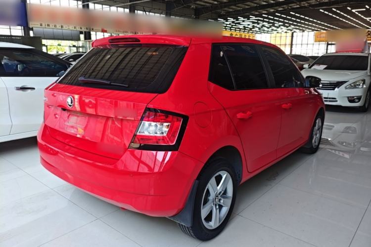 Used Skoda Fabia 2017 1.4L Automatic Car Enjoy Edition Rear Right 45 Deg
