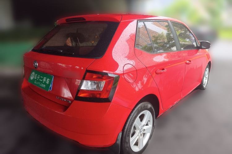 Used Skoda Fabia 2017 1.4L Automatic Car Enjoy Edition Rear Right 45 Deg