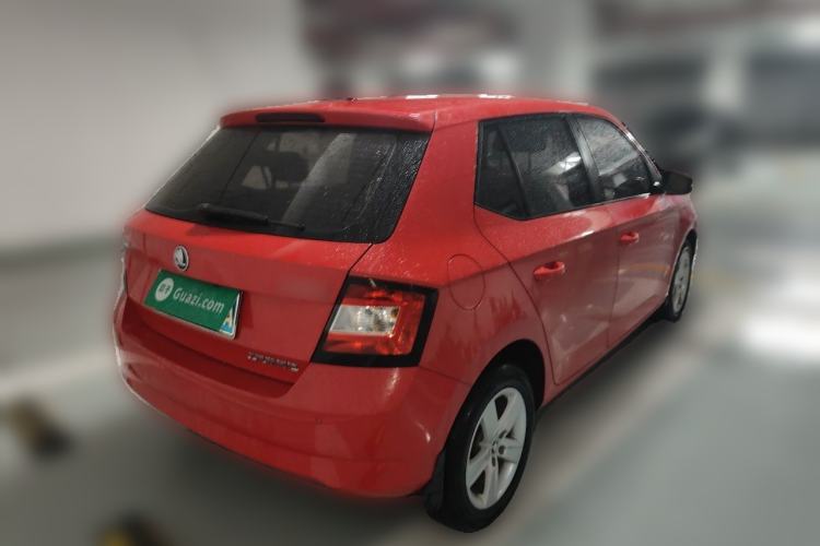 Used Skoda Fabia 2017 1.4L Automatic Car Enjoy Edition Rear Right 45 Deg