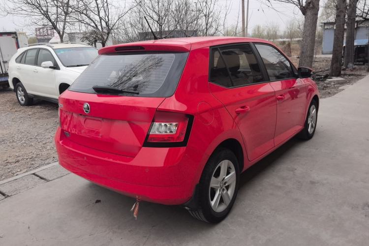 Used Skoda Fabia 2017 1.4L Automatic Car Enjoy Edition Rear Right 45 Deg