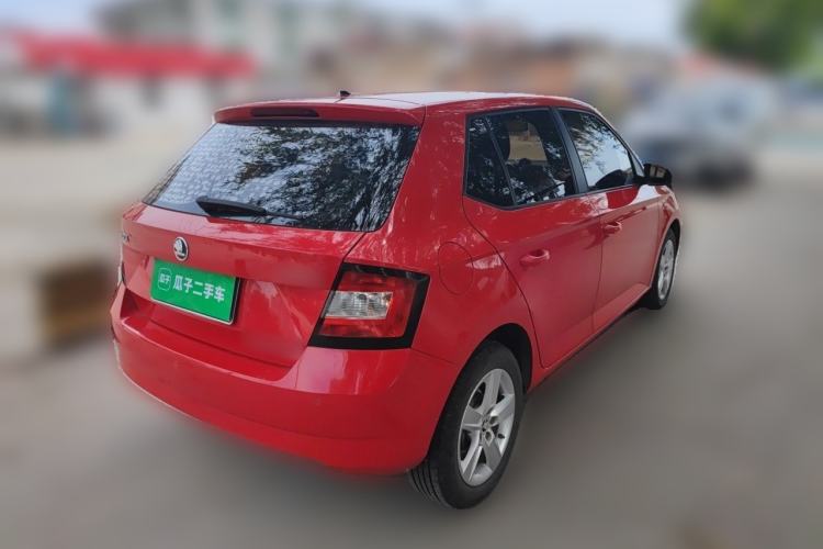 Used Skoda Fabia 2017 1.4L Automatic Car Enjoy Edition Rear Right 45 Deg