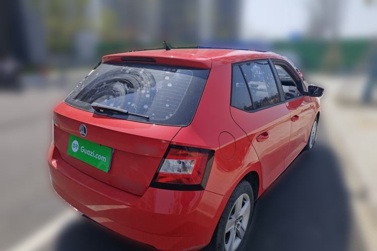 Used Skoda Fabia 2017 1.4L Automatic Car Enjoy Edition Rear Right 45 Deg