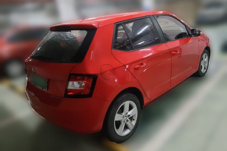 Used Skoda Fabia 2017 1.4L Automatic Car Enjoy Edition Rear Right 45 Deg