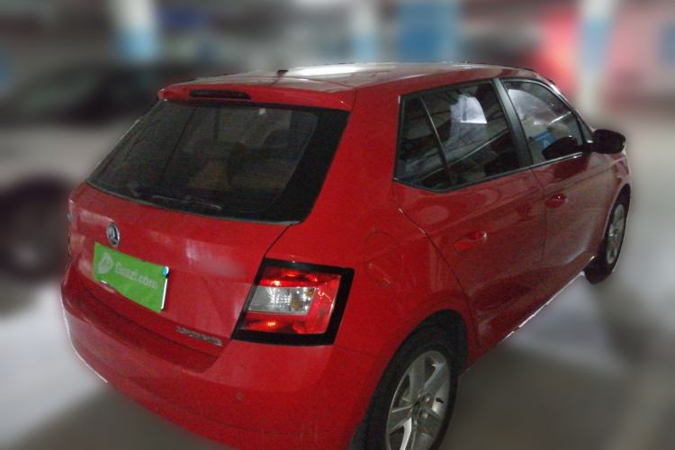 Used Skoda Fabia 2017 1.4L Automatic Car Enjoy Edition Rear Right 45 Deg