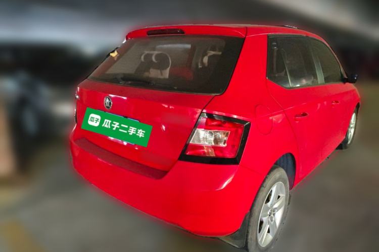 Used Skoda Fabia 2017 1.4L Automatic Car Enjoy Edition Rear Right 45 Deg