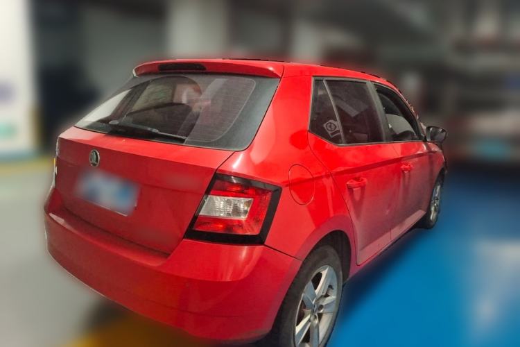 Used Skoda Fabia 2017 1.4L Automatic Car Enjoy Edition Rear Right 45 Deg