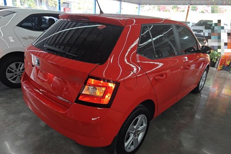 Used Skoda Fabia 2017 1.4L Automatic Car Enjoy Edition Rear Right 45 Deg