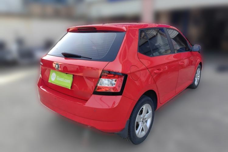 Used Skoda Fabia 2017 1.4L Automatic Car Enjoy Edition Rear Right 45 Deg