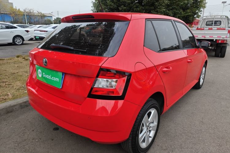 Used Skoda Fabia 2017 1.4L Automatic Car Enjoy Edition Rear Right 45 Deg