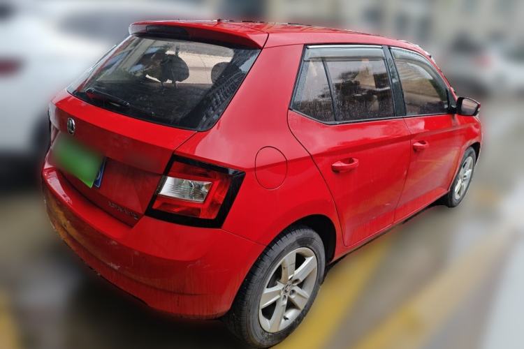 Used Skoda Fabia 2017 1.4L Automatic Car Enjoy Edition Rear Right 45 Deg