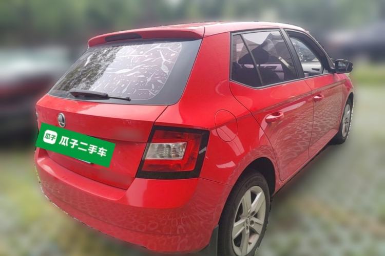 Used Skoda Fabia 2017 1.4L Automatic Car Enjoy Edition Rear Right 45 Deg