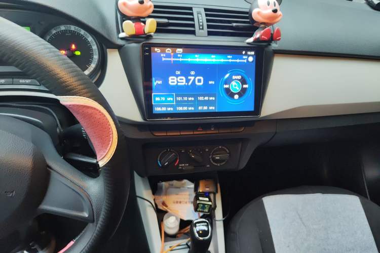 Used Skoda Fabia 2017 1.4L Automatic Car Enjoy Edition Audio And AC Panel