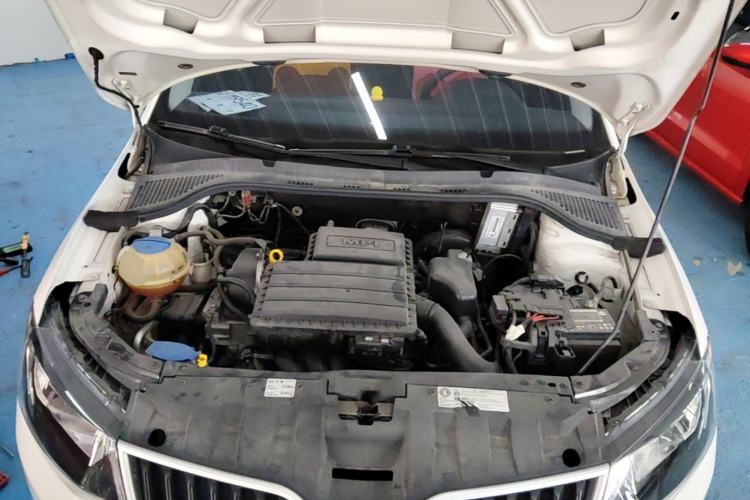 Used Skoda Fabia 2017 1.4L Automatic Car Enjoy Edition Engine Bay