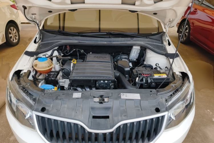Used Skoda Fabia 2017 1.4L Automatic Car Enjoy Edition Engine Bay