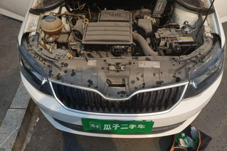 Used Skoda Fabia 2017 1.4L Automatic Car Enjoy Edition Engine Bay