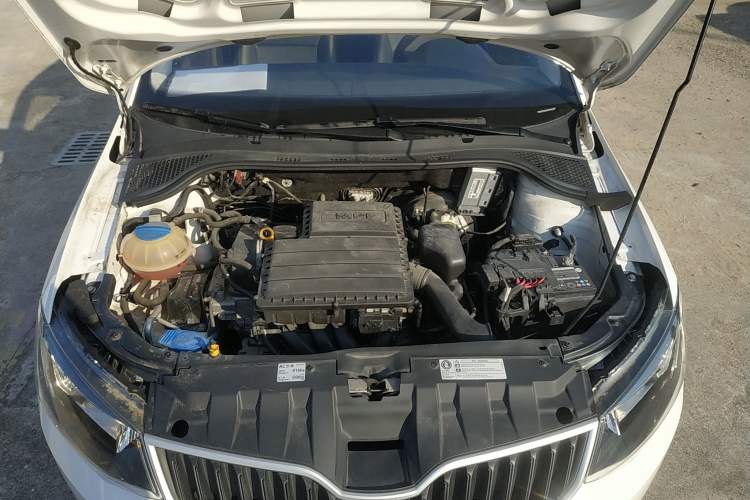 Used Skoda Fabia 2017 1.4L Automatic Car Enjoy Edition Engine Bay