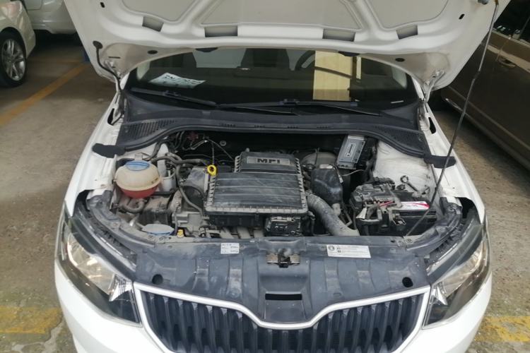 Used Skoda Fabia 2017 1.4L Automatic Car Enjoy Edition Engine Bay