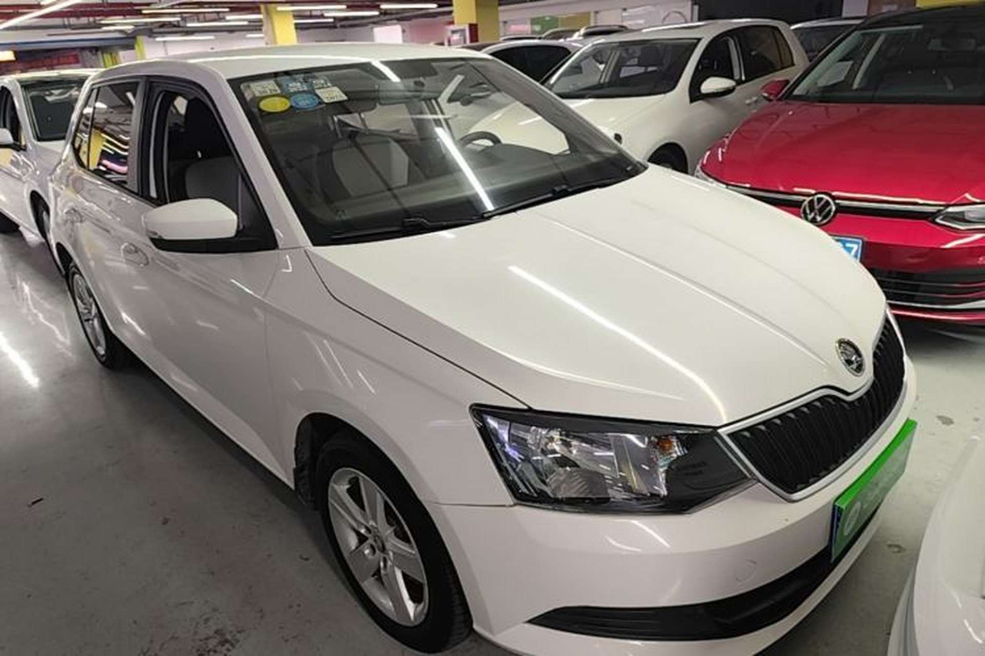 Used Skoda Fabia 2017 1.4L Automatic Car Enjoy Edition Front Right 45 Deg