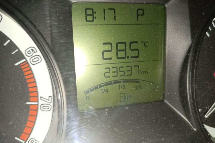 Used Skoda Fabia 2017 1.4L Automatic Car Enjoy Edition Odometer Close Up