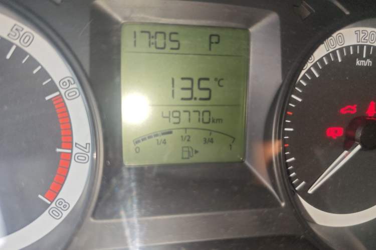Used Skoda Fabia 2017 1.4L Automatic Car Enjoy Edition Odometer Close Up